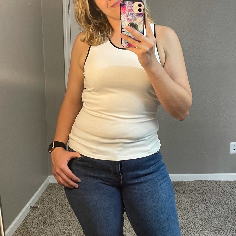 Cut out white rag & bone tank top